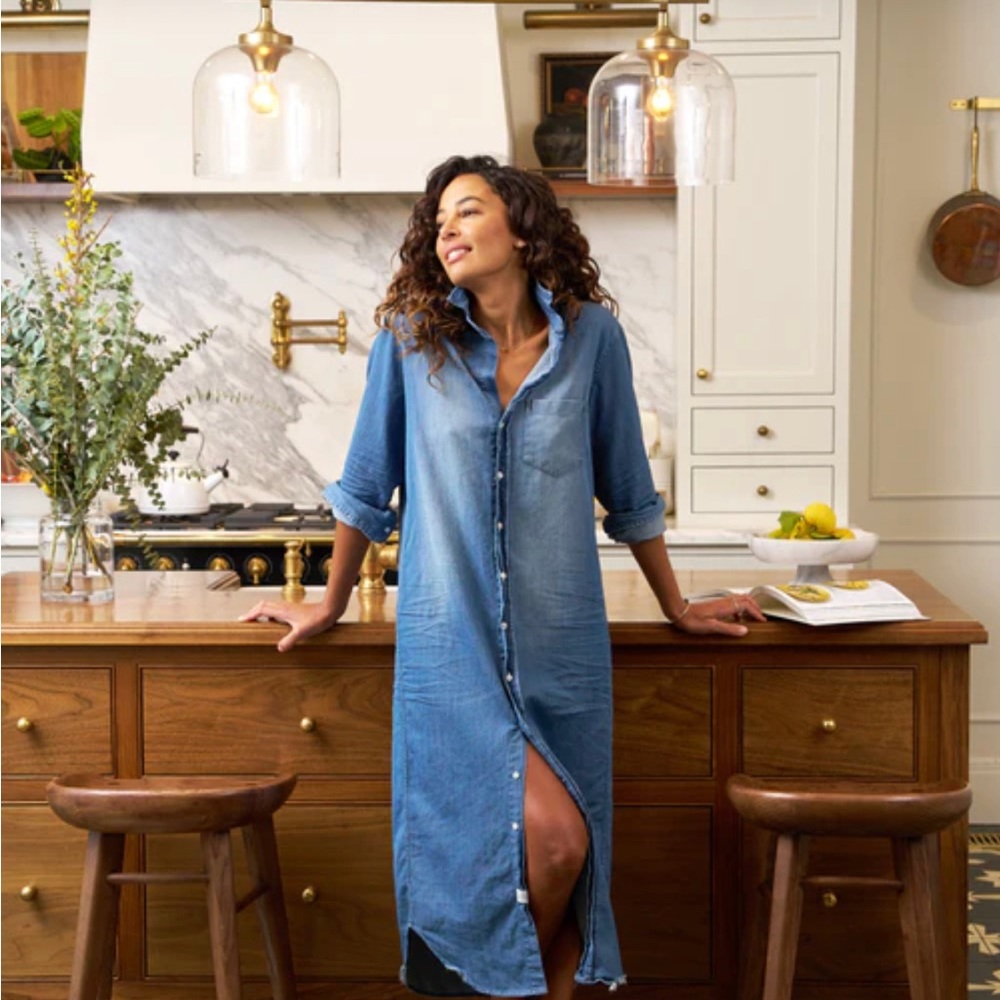 Frank & Eileen Maxi Shirtdress